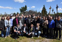 Ukrainische und russische Methodisten auf dem »Hügel der Kreuze« in Litauen